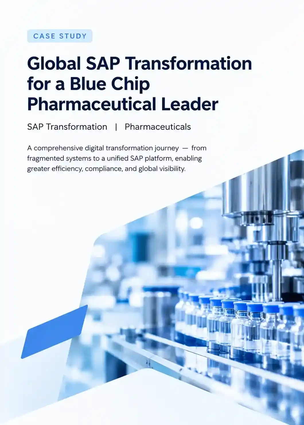 Global SAP Transformation for Pharmaceutical Leader Case Study - Mesprosoft