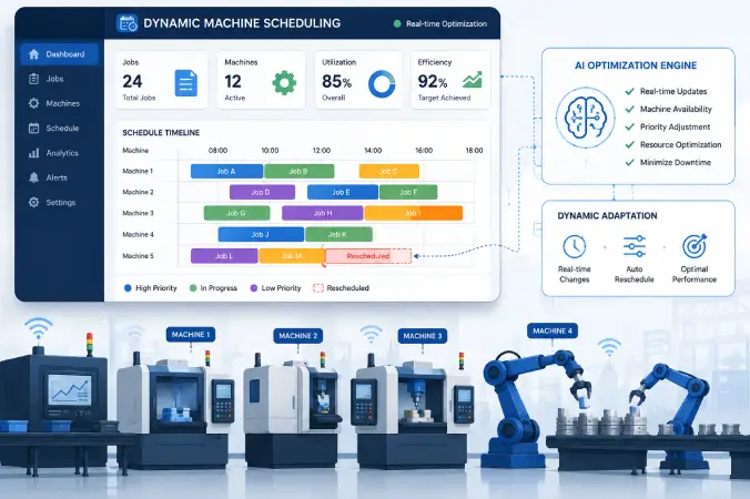 Dynamic Machine Scheduling