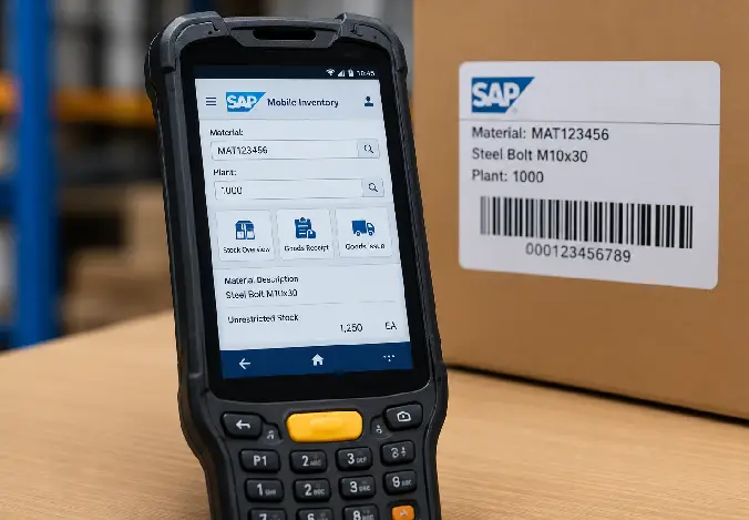 Handheld Mobile Bar Code