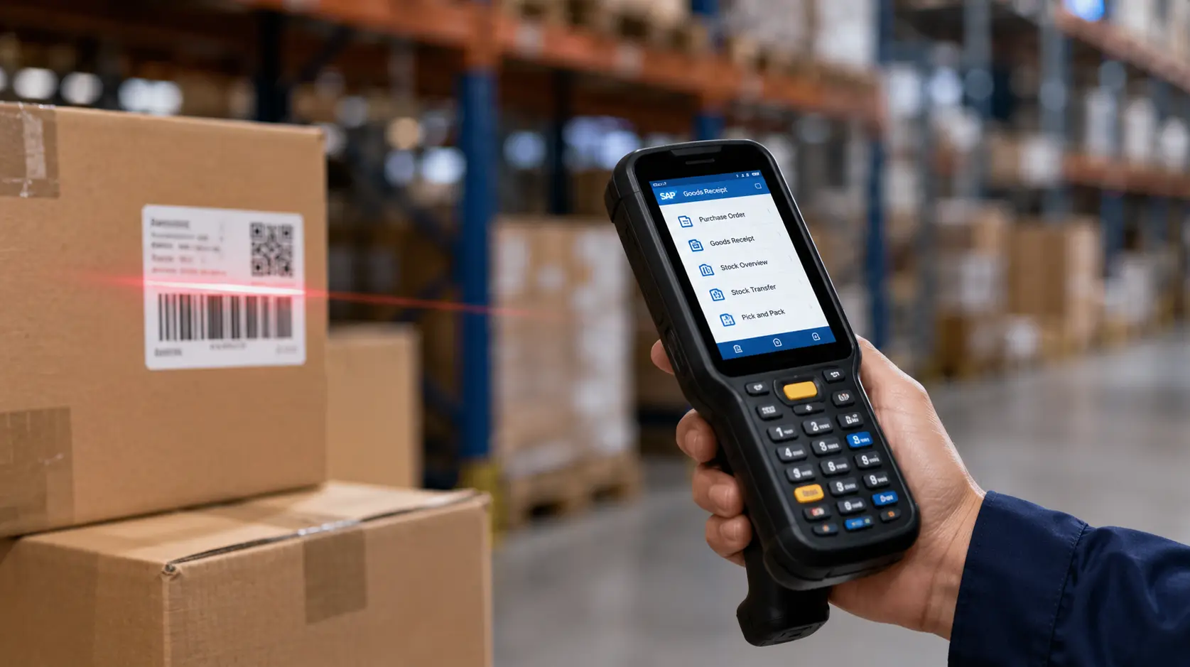 Handheld Mobile Barcode Scanner for SAP - Mesprosoft